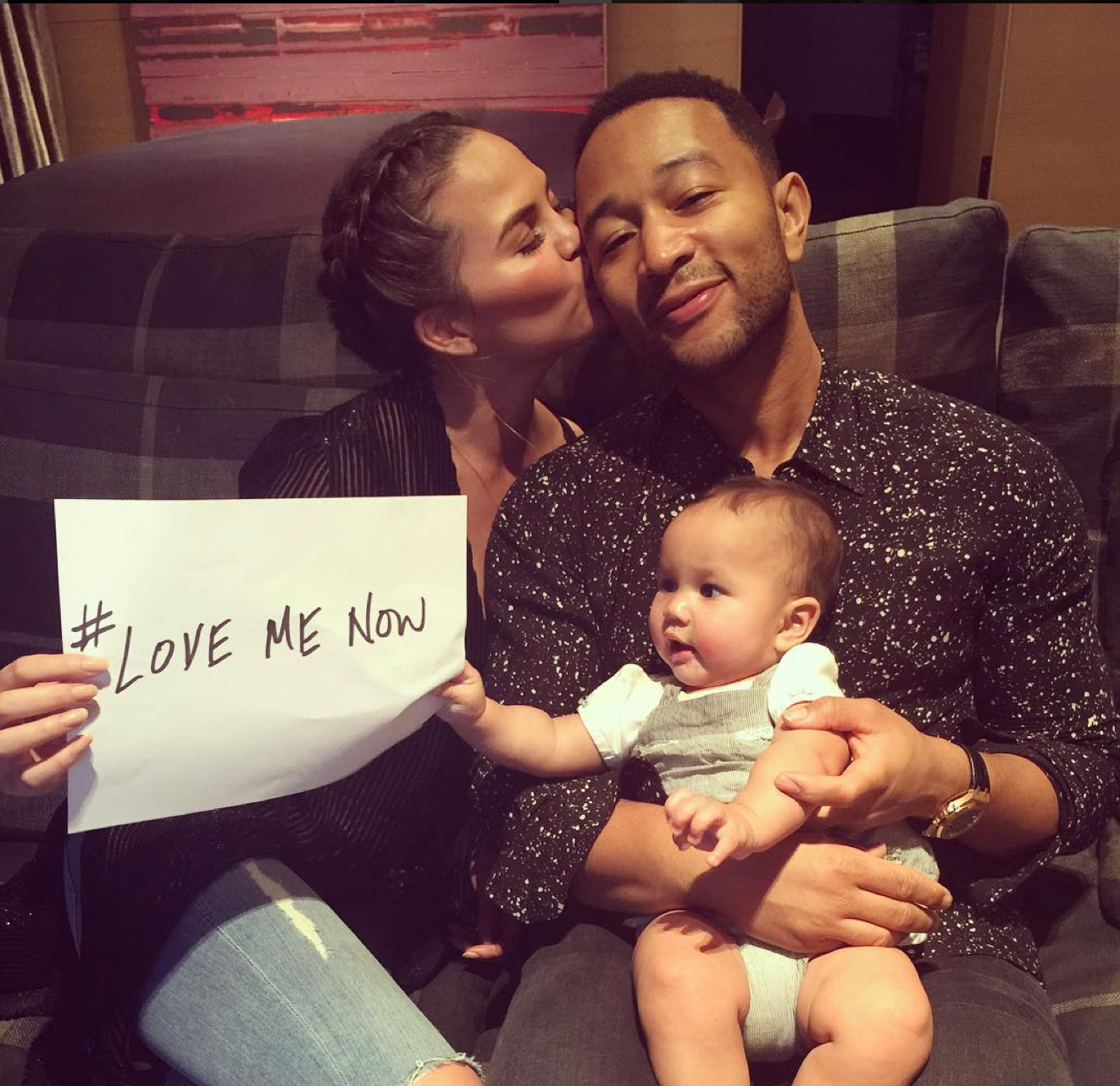 Every Single Tender Moment John Legend and His Wife Chrissy Teigen Shared In 2016

 
